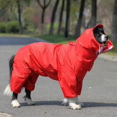 Dog Raincoat Clothes Waterproof Rain Jumpsuit For Big Medium Small Dogs Golden Retriever Outdoor Pet Clothing Coat