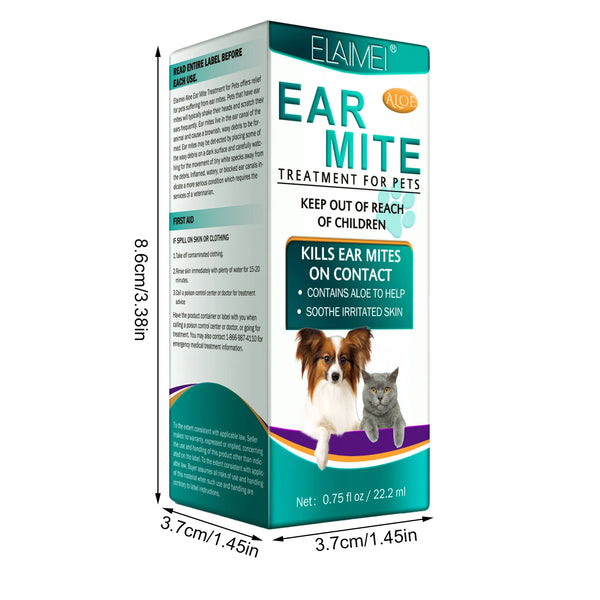 Dog Ear Cleaner Solution Dog Ear Wash Daily Care Pet Supplies For Cleaning Grooming Otic Rinse For Controlling Ear Odor In Pets