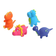 Squeaky Dinosaur Dog Toys Latex Interactive Squeak Funny Cute Dog Toy Multiple Fun Play For Release Excess Energy And Reduce