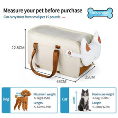 Portable Travel Dog Car Seat Central Control Car Safety Pet Seat For Small Dogs Yorkshire Teddy Transport Dog Carrier Protector