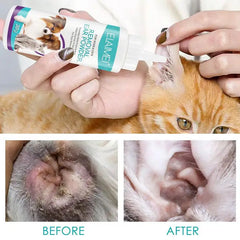 Pet Ear Powder Painless Hair Removal Powder Pet Health Care  Ear Cleaner Odor Removal Pet Accessories For Dogs Cats Bunnies