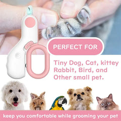 Led Dog Nail Clipper for Small Medium Dog Cat Cutter Scissors Puppy Nail Clippers for Cat Dog Grooming Claw Scissors Pet Supplie