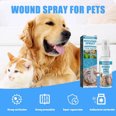 Pet Wound and Skin Care Spray to Clean Cuts and Wounds for cats, Dogs