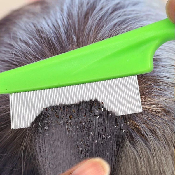 Gentle Nits Flea Eggs Remove Brush for Small Dog Fine Toothed Furminator Pet Puppy Eye Belly Comb Untangling Cat Hairs Product