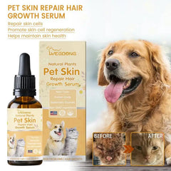 Pet Hair Essence Dog Cat Skin Care Serum Dog Hair Oil Pet Hair Thinning Moisturizing Liquid Pet Skin Repair Essence Hair Serum