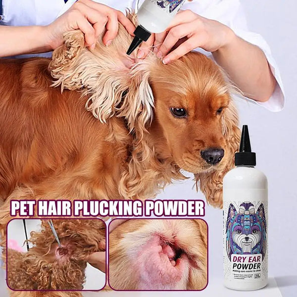 Dog Ear Powder Professional Hair Removal Powder Painless Pet Ear Hair Cleaning Products Health Care Cleaning Cat Dog Supplies