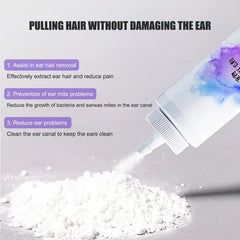 Dog Ear Hair Care Powder Pet Ear Cleaner Ear Hair Removal For Dogs Cats Cleaning 20g Powder Controlling Odor For Healthy Ears