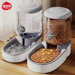 Automatic Dog Feeder  High Capacity Pet Food Bowl Gravity Water Dispenser mascotas Pet Bowl for Dogs Cats 4L Dog Accessories