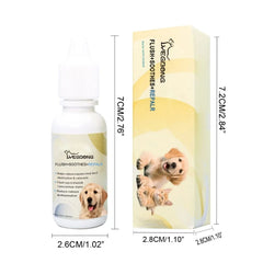 448B Pet Eye Care-Solution Eye Drop for Tear-Stains Remove Puppy Eye-Clear Drop Gentle Eye Wash Drop 20ml Cat Eye-Drops