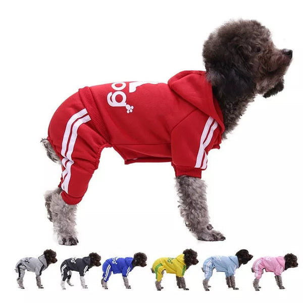 Autumn Dog Clothes Adidog Sport Hoodies Sweatshirts Warm Coat Clothing for Small Medium Large Dog Big Dogs Cat Pets Puppy Outfit