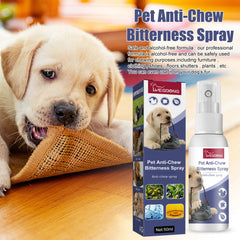 50ML Pet Anti-Chew Bitterness Spray To Expel Dogs Chewing Tables, Chairs, Legs, Scratching Sofas Health Hygiene Supplies