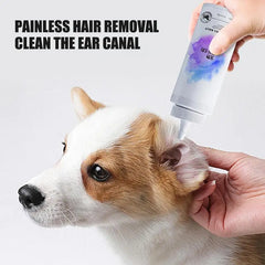 Dog Ear Hair Care Powder Pet Ear Cleaner Ear Hair Removal For Dogs Cats Cleaning 20g Powder Controlling Odor For Healthy Ears