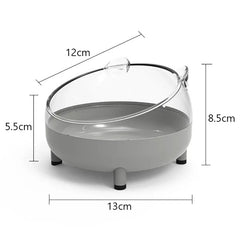 Cat Dog Feeder Bowl Pet Food Drink Bowls Non-slip Pet Stainless Steel Double Use New Four Legs Desgin Pets Supplies