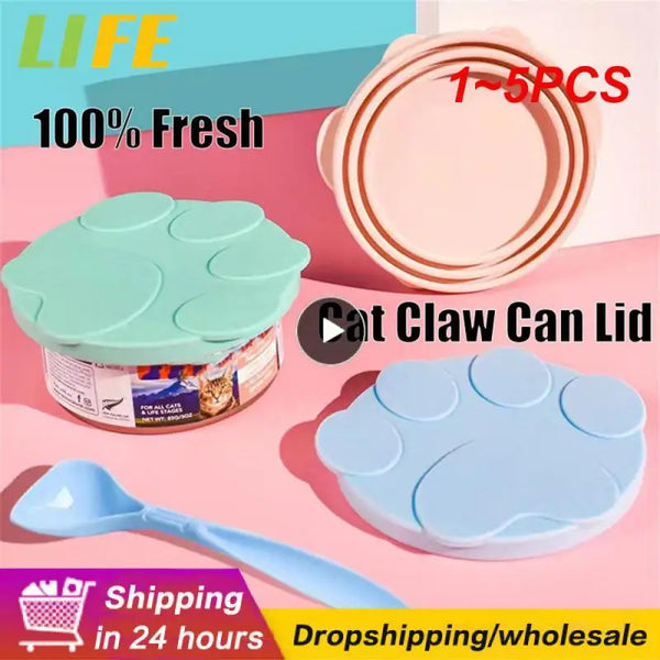 1~5PCS Cat Feeding Mat Waterproof  Solid Color Silicone Pet Food Pad Pet Bowl Drinking Mat  Placemat Easy Washing Dog