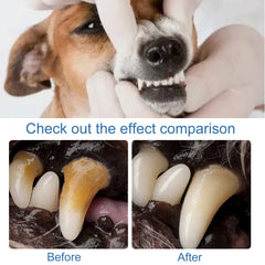 Pet Tartar Remover Pet Oral Hygiene Dental Care Remove Yellow Teeth Bad Breath Calculus Teeth Cleaning Oral Foam Cleaning