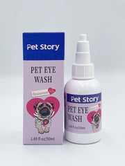 Pet Eye Drops For Cats Dogs Eyes Care Mild Cleaner Remove Tear Stains Ease Dry Relieve Eye Itching