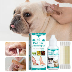 Pet Ear Cleansing Oil Ear Cleaner for Dogs and Cats Removing Mites and Odors Effectively Cleanse Prevents Itching Pet Eye Care