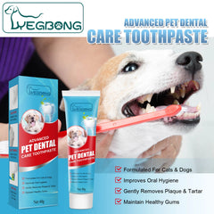 Pet Oral Care Toothpaste Dog Fresh Breath Mouth Deodorant Tartar Plaque Cleaning Prevent Teeth Calculus Cats Edible Toothpaste