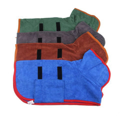 Dog Towel Microfiber  Dog Bathrobe Prevents Water Splashes Pet Towel Absorbent Cat Towel Pet Cleaning