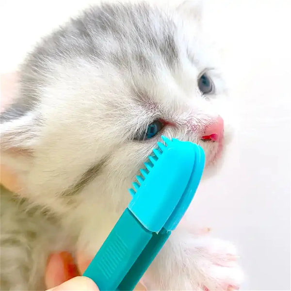 Pet Comb Tear Stain Brushes Eye Care Kitten Eye Rub Toothbrush Tear Stains Brush Eco-friendly Pets Cleaning Grooming Tools