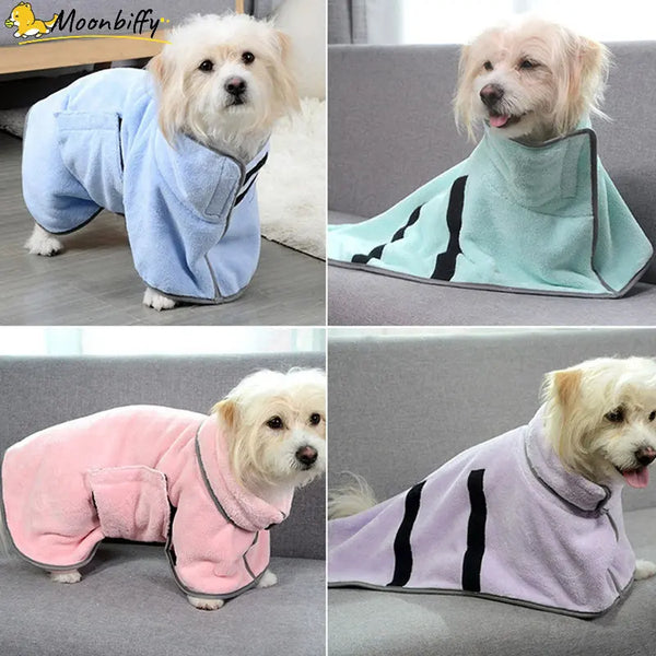 Quick-drying Pet Absorbent Towel Dog Bathrobe Pet Dog Bath Towel For Dogs Cats Microfiber Absorbent Pet Drying Towel Pet Supplie