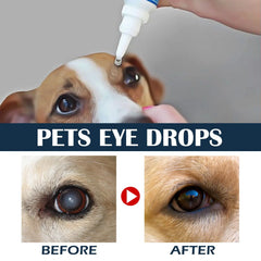 Pets Eye Care Drops For Dogs Kitten Eyes Tear Stains Removing Itching Removal Relieve Fatigue Pet Deep Cleaning Supplies Liquid