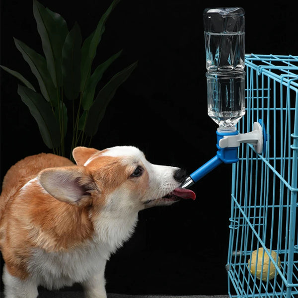 Pet Dog Cat Water Dispenser Nozzle Hanging Bottle Water Beverage Fountain Head Leak-Proof Feeder Bowl Pet Feeding Device 강아지 급수기