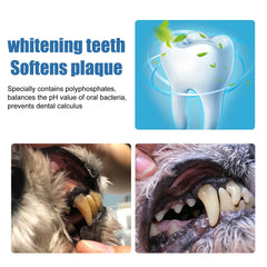 Pet Tartar Remover Pet Oral Hygiene Dental Care Remove Yellow Teeth Bad Breath Calculus Teeth Cleaning Oral Foam Cleaning