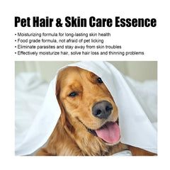 Pet Hair Serum Dog Skin Care Pet Skin Care Dog Hair Care Skin Care Cat Hair Care Pet skin Repair Essence Dog Hair Serum G2AB