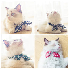 Cat Collar Bow Bowtie Cat Collar for Cats and Small Dogs Accessories Cat-Collar Kitten Pet Products Chihuahua Bow Tie Necklace