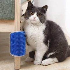 Cat Corner Brush Comb For Cats Massager Grooming Cat Arch Plastic Self Cleaning Scrapers Scratcher Supplies Pet Products Home