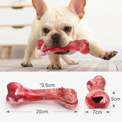 Dog Bone Chews Toys Leak Food Molar Tooth Cleaning Stick Anti-bite Non-Toxic Dogs Bones For Medium Large Dog Dental Care Gift