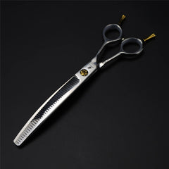 Dog Curved Thinning Scissors 7.25" VG10 Professional Pet Grooming Scissors Animal Chunker Scissors Dropshipping