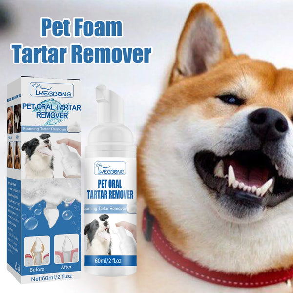 Pet Tartar Remover Pet Oral Hygiene Dental Care Remove Yellow Teeth Bad Breath Calculus Teeth Cleaning Oral Foam Cleaning