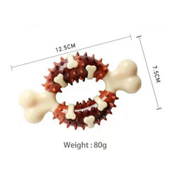 1pcs Pet Dog Toy Ring Cleaning Teeth Bones Dogs Bones Toys For Pet Puppy Supplies Pets Chewing Toy Snack Food Treats