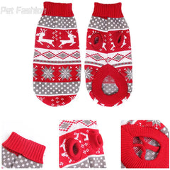 Warm Pet Dog Sweater Winter Dog Clothes for Small Medium Dogs Knitted Puppy Cat Coat Chihuahua French Bulldogs Yorkie Customes