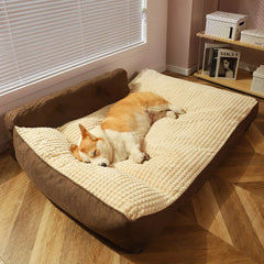 HOOPET Dogs Sofa Bed Pet Kennel Mats Cats Bed Winter Warm Sleeping Floor Mats for Small Middle Big Dog Nest Pet Accessories