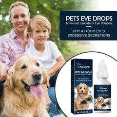 Pets Eye Care Drops For Dogs Kitten Eyes Tear Stains Removing Itching Removal Relieve Fatigue Pet Deep Cleaning Supplies Liquid