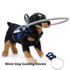 Blind Dog Head Collar Blind Dog Harness Guiding Device Blind Dog Accessory Adjustable Face Head Protective Guide Dog Accessories