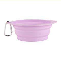 350ML Dog Travel Bowl Silicone Portable Pet Water Bowl for Cat Folding Dog Bowl Food Feeder Pet Drinking Basin