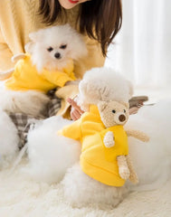 New Autumn and Winter Dog Jersey Sweater Spring Cat Cute Bear Pet Dog Clothes for Small Dogs Chihuahua Teddy Yorkies