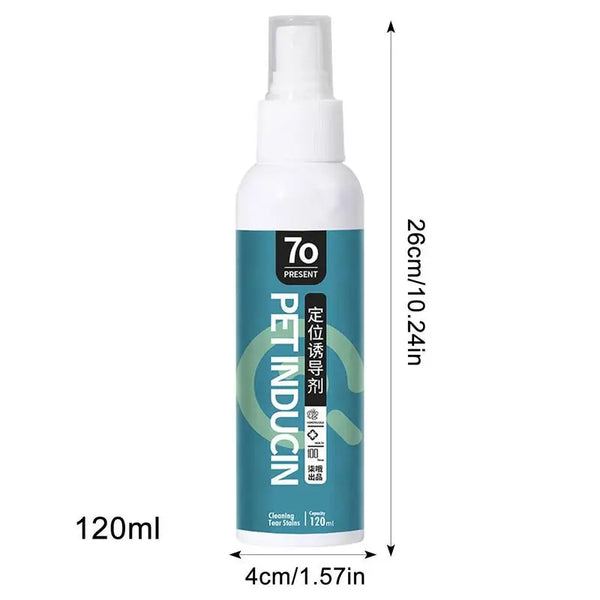 Pet Positioning Defecation Inducer Positioning Pet Training Healthy Spray 120ml Pet Defecation Inducer Hygiene Harmless Dog Prop